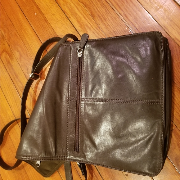 Brown leather purse - Picture 3 of 3